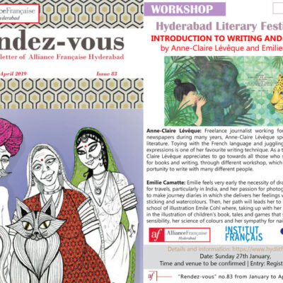 Article Workshop Festival Du Livre Hyderabad, Inde