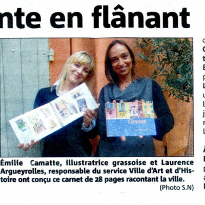 Article Laissez Vous Conter Grasse, Nice Matin