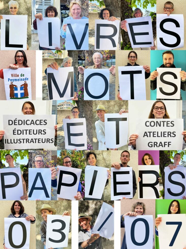 Affiche Livres Mots Et Papiers