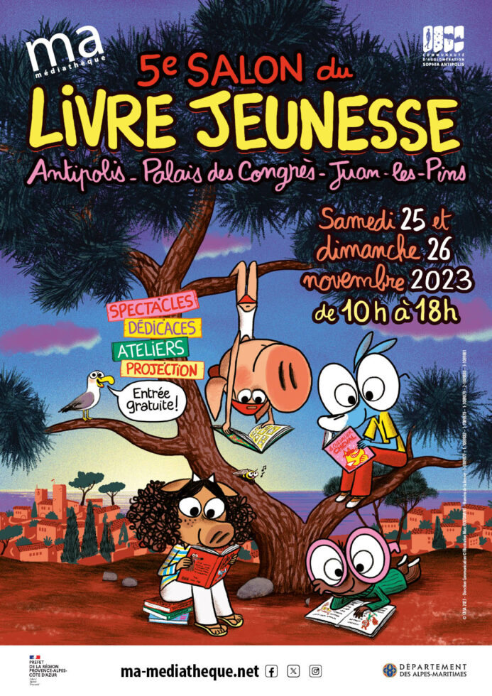 salon du livre jeunesse Juan les pins